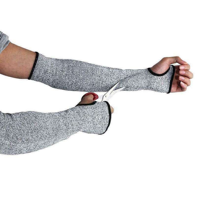 1PCS Safety Arm Sleeve Protect Anti Cut/Slash/Static Long Hands Gloves Prot Q0O8