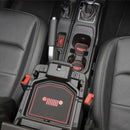 Non-Slip Gate Slot Mats Latex Door Pad Cup Mat for Jeep Wrangler Jl 2018 20 I3L4