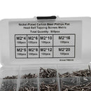 800Pcs Stainless Steel Self Tapping Screw Assortment Kit Lock Nut Wood Thre