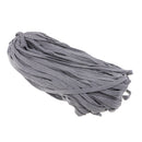 12mm Cotton Gray Flat Cord Drawstring Drawcord Handles Lace Trim for Clothes