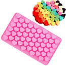 55Heart Silicone Cake Chocolate Cookies Baking Mould Mold Soap ice Tra tool S2Y4