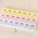 Weekly 7 Days Tablet Pill Box Holder Medicine Storage Organizer Case Container A