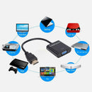 CableDeconn F0201 HDMI 1.2 Male to VGA Female Support HDCP Adapter Cable