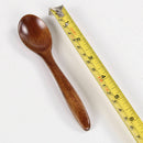 1Pcs Wooden Spoon Bamboo Kitchen Utensil Tool Soup Catering.-Kit Teaspoon U2K9
