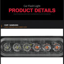 12V-24V 6LED Light Flash Emergency Car Vehicle Warning Strobe Flashing Blue R3K8