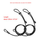 4x Kayak Rod Paddle Leash Safety Lanyard Survival Paracord With Snap Hook