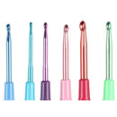 Plastic Handle Crochet Hooks Knit Needles Weave Craft - random color D7O9