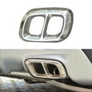 2Pcs Stainless Steel Chrome for Mercedes Benz GLA Class X156 Car Exhaust Mu P3B6