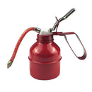 Metal Oil Can 500cc Flexible Spout Lubrication Fluids Pump Action Nozzle