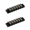 2pcs 6 Circuit Terminal Block Bus Bar - 12-Point Power Distribution Block for
