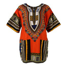 2 Pieces Unisex Short Sleeve Dashiki African Hippie