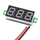 LED Digital Vol Voltmeter DC 2.4V-30V 2 Wire Display Panel Module Car Blue