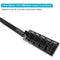 40cm 1 to 5 4-Pin PWM Fan CPU HUB Splitter PC Case Cooler Power Adapter