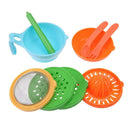 12pcs/Set Baby Food Grinding Bowl Supplement Scissors Spoon Fruit Processor