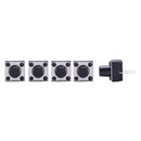 100 Pcs DIP 2 Pin Momentary Push Button Tactile Tact Switches 6x6x7mm U1P3