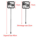 1pc Fish Tank Rectangle Frame Telescopic Handle Fishing Landing Net FishingJC!c