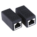 2Pack RJ45 LAN connector inline`Cat7/Cat6/Cat5e Ethernet Cable Extender AdapteME