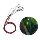 10pcs Mini Railroad LED Light Micro Landscape Lamppost Layout 1:200 Scale