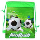 Football non-woven drawstring bag backpack kids travel school decor giftP3C