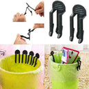 1pcs Home Practical Garbage Can Waste Bin Trash Can Lock Clip Bag Holder P0 F0T3