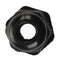 PG7 Black Plastic Waterproof Cable Glands Joints 10 Pcs G7F2