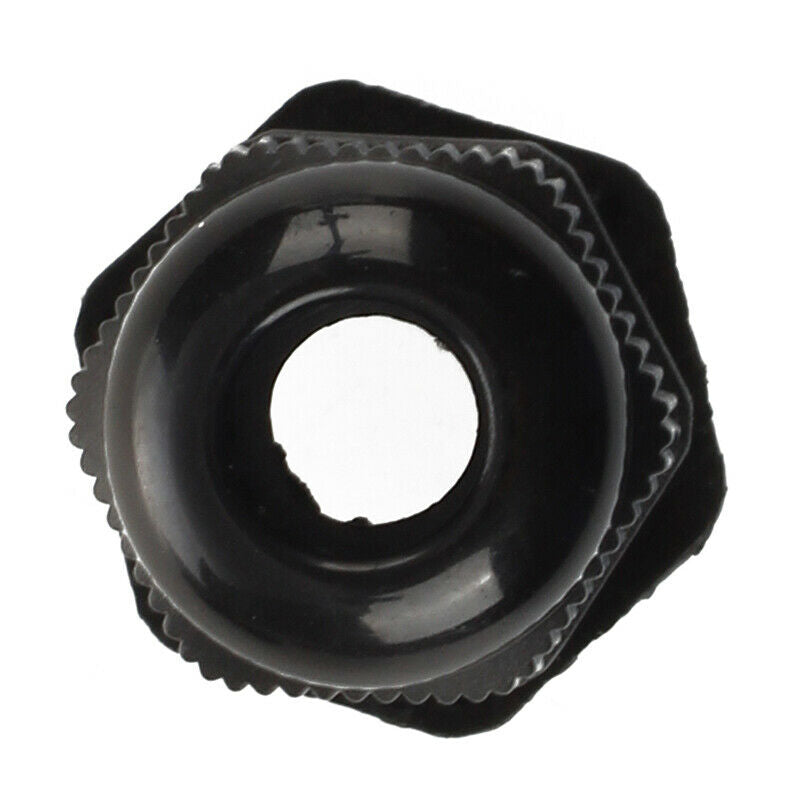 PG7 Black Plastic Waterproof Cable Glands Joints 10 Pcs G7F2