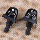 2Pcs 3 holes Windshield Wiper Water Spray Jet Nozzles Fit for Suzuki Escudo