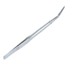 Plant Stainless Steel Curved Tweezer Clip for Fish Tank I6M2