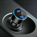 1PC 3.1A Dual Ports USB Car Auto Cigarette Charger Lighter Digital LED Volt X7O0