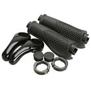 Bike Bicycles Cycling Ergonomic Lock-On Handlebar Grips Bar Ends Black  A