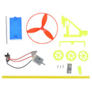 Fun physics experiment Air driving power racing car DIY educational kit kid gi-Q