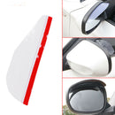 2Pcs Clear Car Rear View Side Mirror Visor Rain Board Eyebrow Guard Accessories