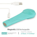 Silicone Facial Cleansing Brush - Electric Sonic Face Scrubber Massager Wit