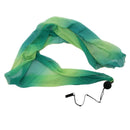 2x Flowy Silk Veil Poi Throw Balls Belly Dance Costume Dancing Accessories