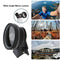 Cell Phone Camera Lens 2 in 1 Clip-on Kit 0.45X Wide Angle Macro Camera kit Len
