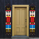 1Pair Christmas Walnut Soldier Door Curtain Hanging Door Ornament Party SupSEAU