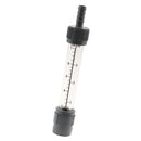 Water Liquid Flow Measuring Tube Rotameter Flowmeter 0.2-1GPM Grey+ Clear