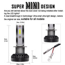 2PCS H1 80W 16000LM H1 LED Lamp Headlight Kit Car Beam Bulbs 6000k Super  EAP