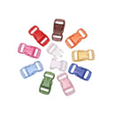 10Pcs Outdoor Mixed Colorful Curved Transparent Dog Collar Umbrella Rope BucB3C