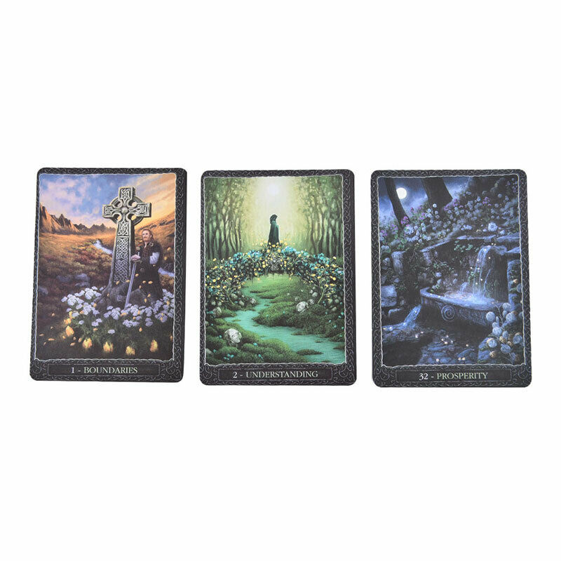 32PCS/Set Earth Wisdom Oracle Tarot Cards English Tarot Game Card Friend Par Hn