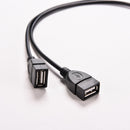 1 USB 2.0 A Male To 2 Dual Female Jack Y Splitter Hub Power Cord Adapter  gt Dz