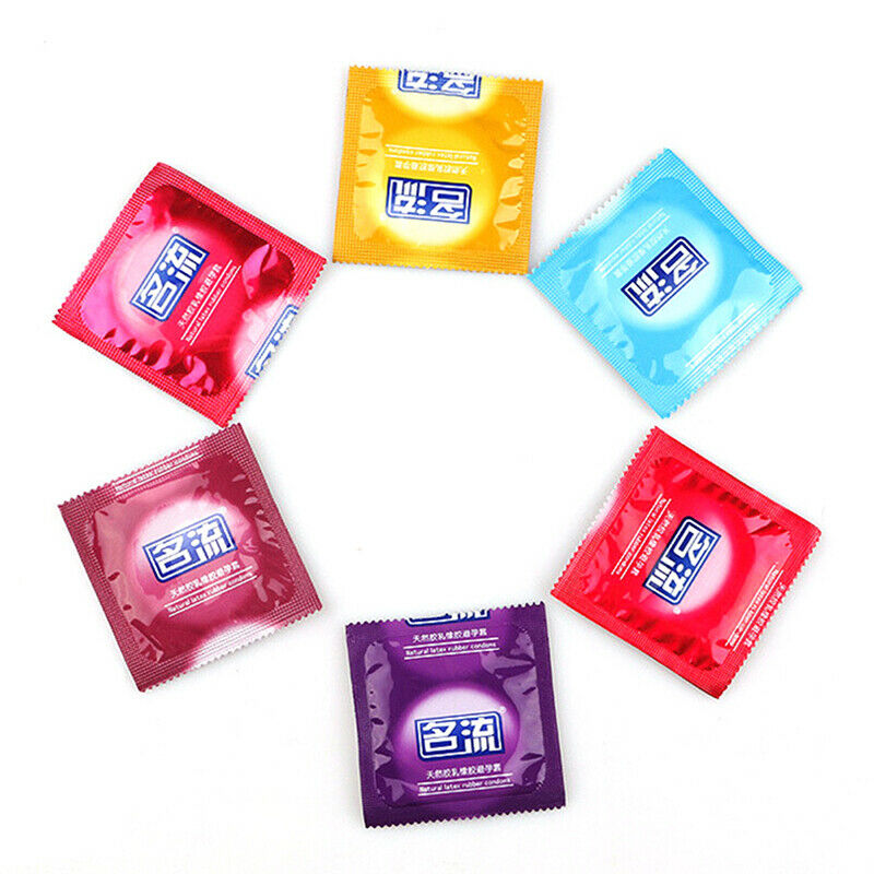 10pc Adults Condoms Latex Contraception Smooth Lubricated Condom~J Nw