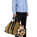 Large Canvas Log Tote Bag Carrier Indoor Fireplace Firewood Totes Holders F B7E1