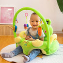 Baby Sofa Support Seat Cover Learning To Sit Plush Chair w/o Filler (Frog) A