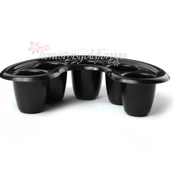 2 PCS Nail Art Tips Hand Soak Bowl Tray Treatment Remover Manicure Soaking Tool
