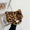 Animal Pattern Underarm Bag Women Mini Plush Shoulder Handbags Purse (7)