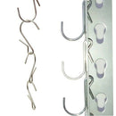 10-Pack 304 stainless steel Clip Type Hanging Hooks, Holds up to 10 lbs M6X2
