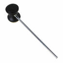 Stainless steel & felt Shaft Black Drum Pedal Bass Drum Beater Instrument A X5M5