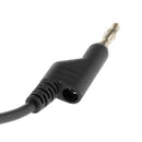 1m Copper Stackable Dual Ended Banana Plug Test Leads Cable Cord Black