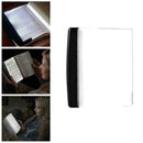 LED Book Light Reading Night Flat Plate Portable Travel J1N1 Panel C W2J2